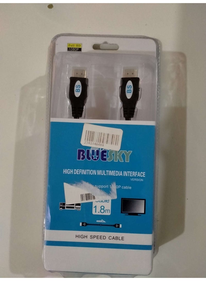Bluesky HDMI Cable  1.8 m - Black - Image 1